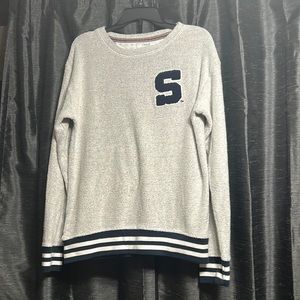 Three Square by Royce Apparel Terry sweatshirt, monogram S, size large